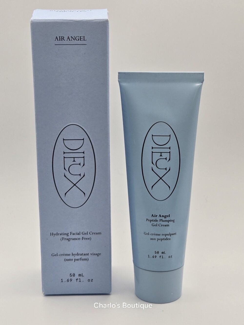 Dieux Skin Air Angel Peptide Plumping Gel Cream Moisturizer 50ml NIB
